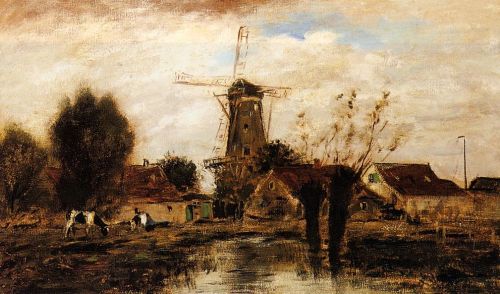 Landscape with Windmill