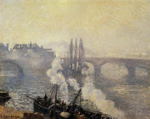 The Corneille Bridge, Rouen - Morning Mist