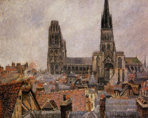 The Roofs of Old Rouen (The Cathedral)