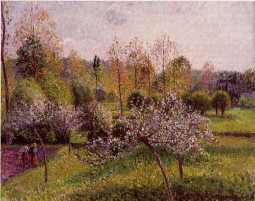 Flowering Apple Trees at Eragny 2
