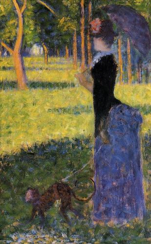 La Grande Jatte - Woman with a Monkey