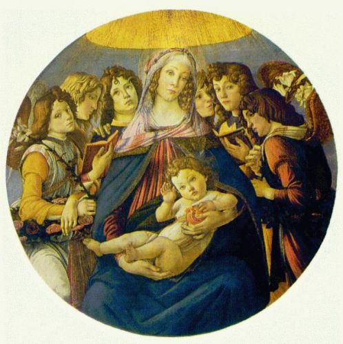 Madonna of the Pomegranate (Madonna and Child and six Angels