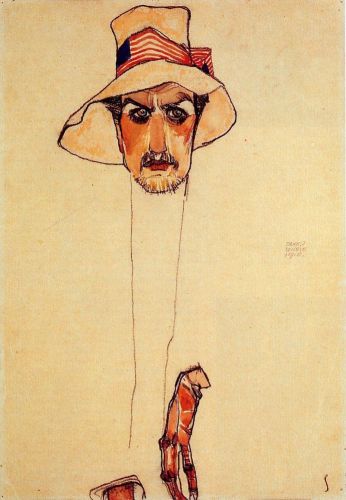 Portrait of a Man with a Floppy Hat