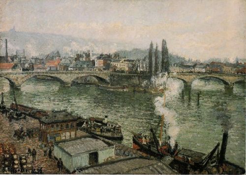 The Corneille Bridge, Rouen - Grey Weather