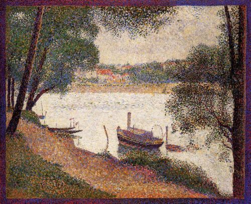 The Seine at La Grande Jatte in the Spring