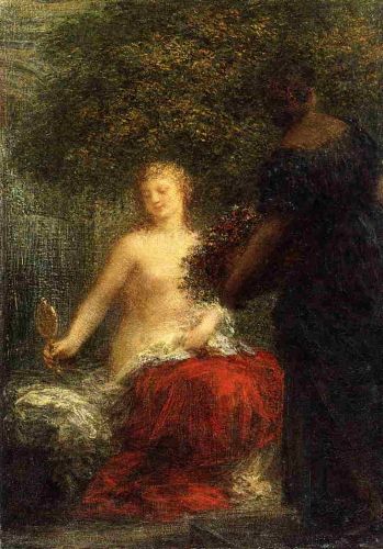 Woman at Her Toilette