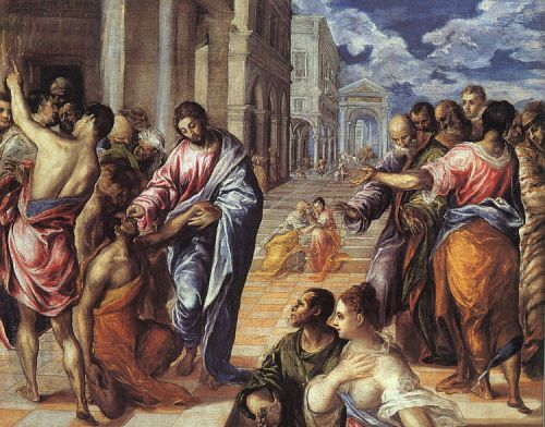 Christ Healing the Blind 3