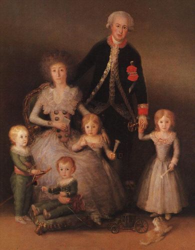 The Duke and Duchess of Osuna and Their Children