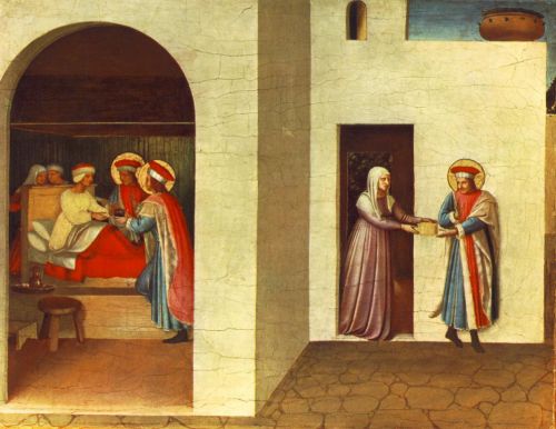 The Healing of Palladia by Saint Cosmas and Saint Damian