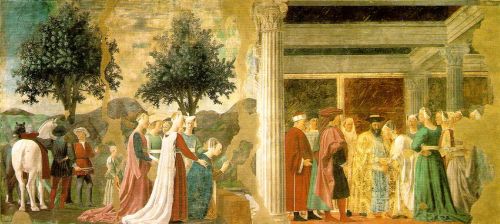 Adoration of the Holy Wood and the Meeting of Solomon and th