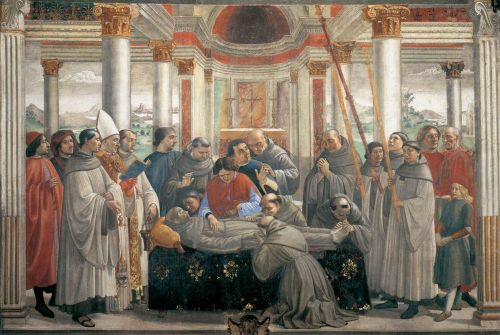 St Francis cycle - Obsequies of St Francis