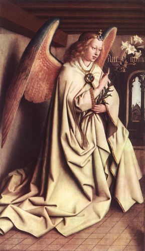 The Ghent Altarpiece - Angel of the Annunciation