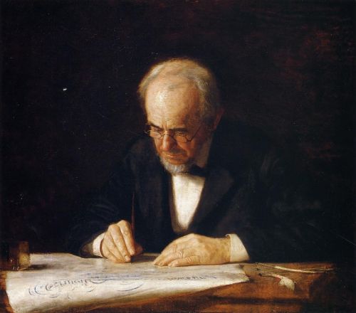 The Writing Master (The Artist Father)