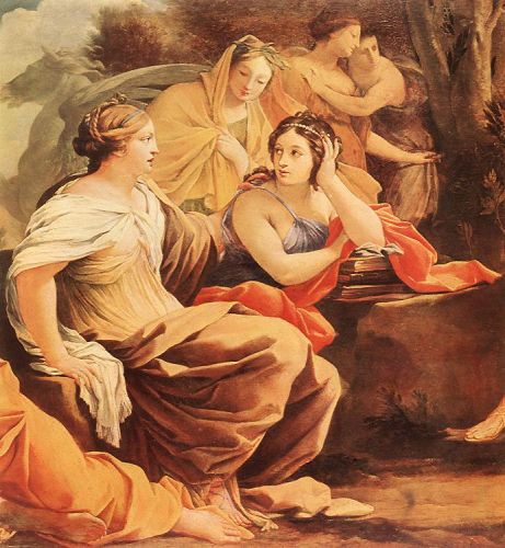 Parnassus or Apollo and the Muses (detail) 2