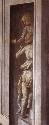 The Annunciation with two Kneeling Donors (detail) 2