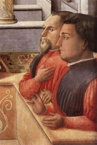 The Annunciation with two Kneeling Donors (detail) 3