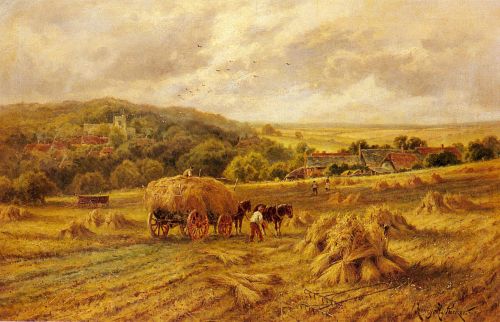 Harvest Time, Lambourne, Berks