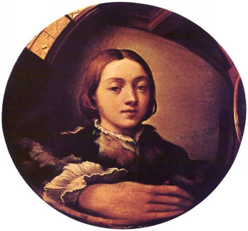 Self-portrait in a Convex Mirror