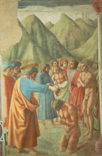 The Baptism of the Neophytes