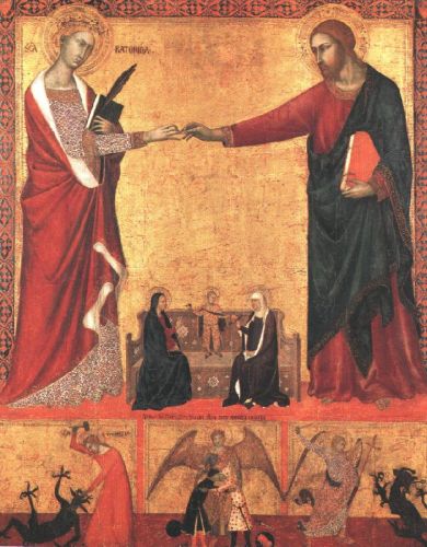 The Mystical Marriage of Saint Catherine