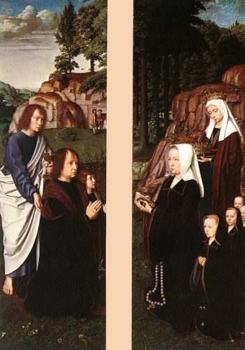 Triptych of Jean Des Trompes (side panels)