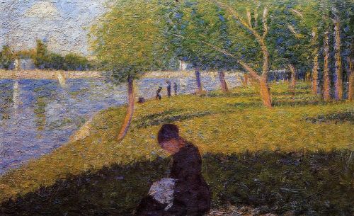 La Grande Jatte - Woman Sewint