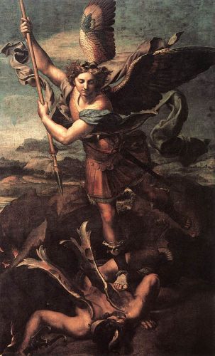 St Michael and the Satan