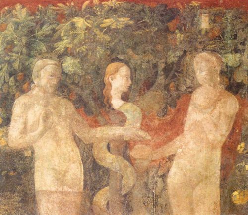 Creation of Eve and Original Sin (detail)