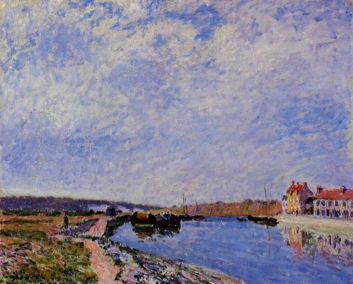 The Barge Port and Saint-Mammes