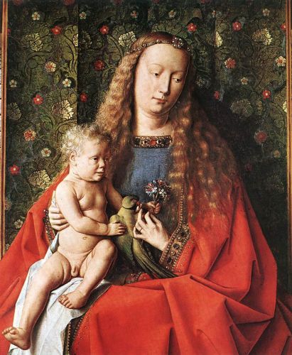 The Madonna with Canon van der Paele (detail) 1