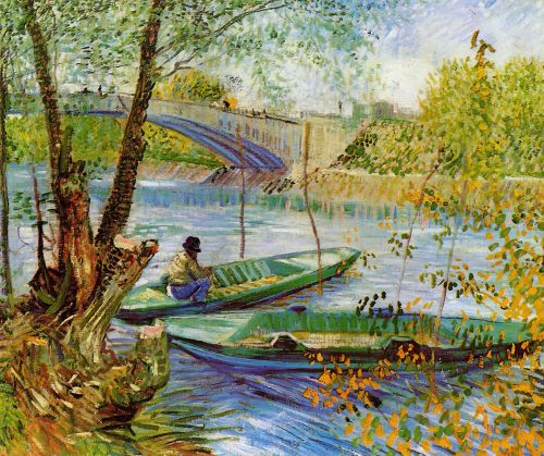 Fishing in the Spring - Pont de Clichy