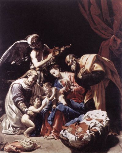 Holy Family with St Elizabeth, the Young St John the Baptist