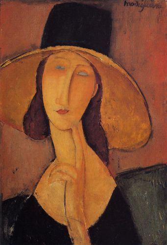 Jeanne Hebuterne in a Large Hat