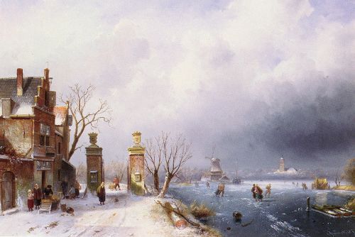 A Sunlit Winter Landscape