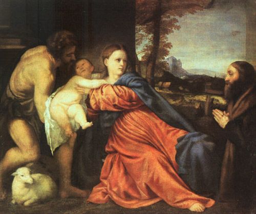 Holy Family and Donor