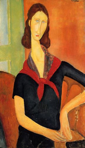 Jeanne Hebuterne in a Scarf