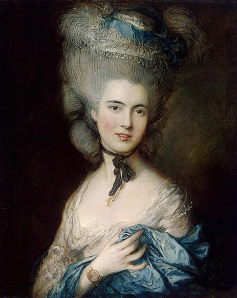A Woman in Blue, Late 1770s