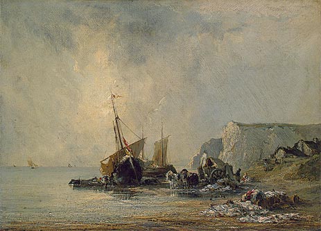 Boats near Shore of Normandy, c.1823/24