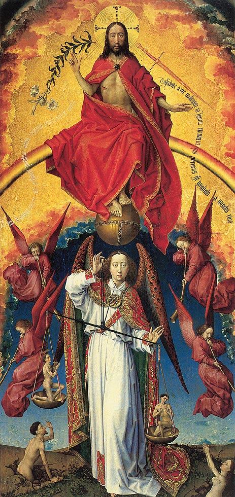 Christ and St. Michael, c.1450