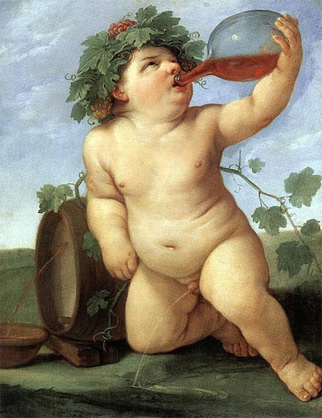 Drinking Bacchus, c.1623