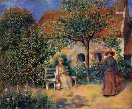 Garden Scene in Brittany, c.1886