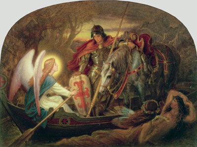 How an Angel Rowed Sir Galahad Across Dern Mere, undated