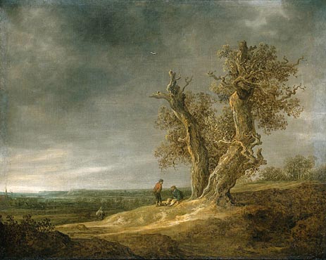 Landscape with Two Oaks, 1641