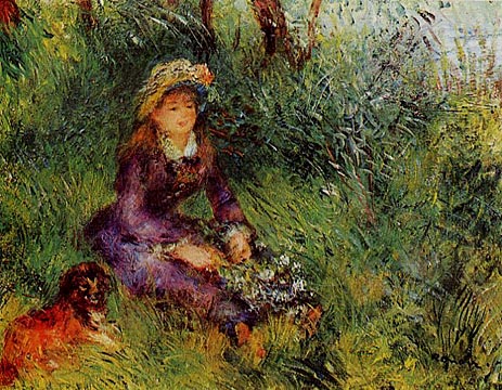 Madame Renoir with a Dog, 1880
