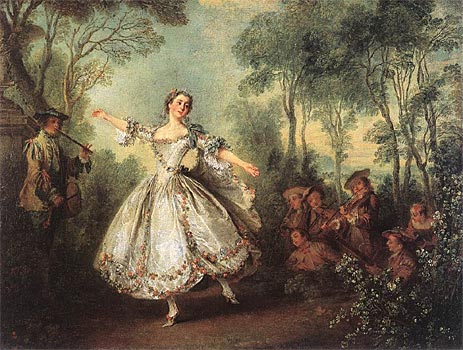 Mademoiselle de Camargo Dancing, 1730