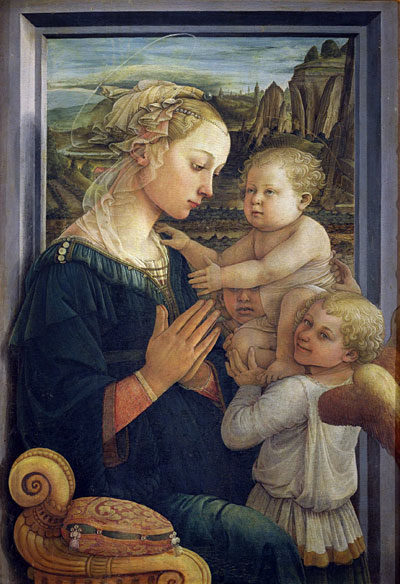 Madonna and Child with Angels, c.1455