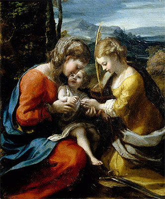 Mystic Marriage of Santa Caterina, c.1520