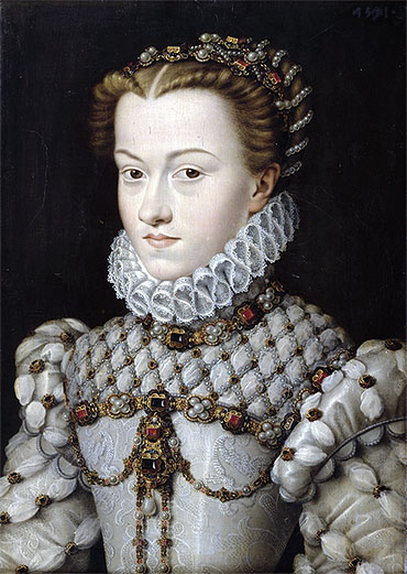 Portrait of Elisabeth of Austria, 1571