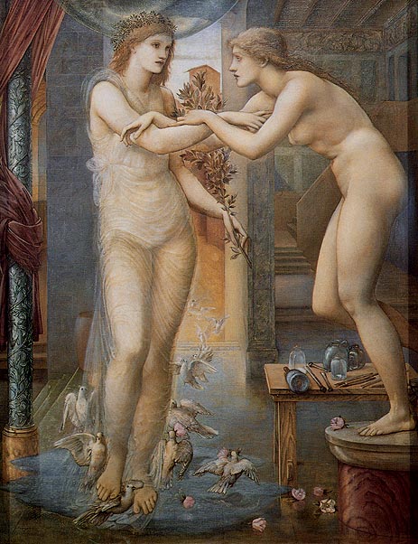Pygmalion and the Image-The Godhead Fires, c.1868/78