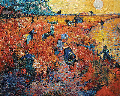 Red Vineyards at Arles, 1888